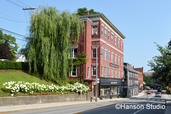 Bellows Falls, VT - Historical Society and Flowers